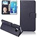 Produktbild Bookstyle Flip Case ISENPENK Exclusive Für Samsung Galaxy S6 Edge Plus hülle Leder Muster [Marineblau] Magnet,Leder PU Lederhülle Cover 4-In-1 Seris Schale Standfunktion Etui Schutzhülle Tasche Credit Card Slots Wallet Case Leder Tasche Schutzhülle