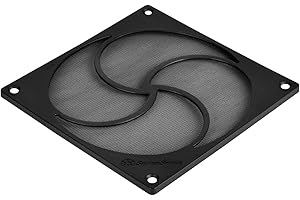 SILVERSTONE TECHNOLOGY Silverstone SST-FF125B - Coperchio ventola con filtro antipolvere HiFlow, montaggio magnetico, 120 mm, nero