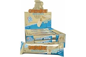 ‎GRENADE Grenade Proteinreicher, Zuckerarmer Riegel – White Chocolate Cookie, 12 x 60 g