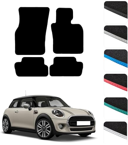 Qualty FULLY TALORED Black floor Car Mats fts to MN COOPER R56