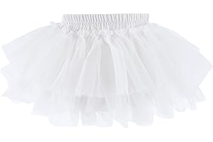 BABY AMABC Baby Girls Tutu Skirt with Diaper Cover Toddler Birthday Party Dance Pettiskirt