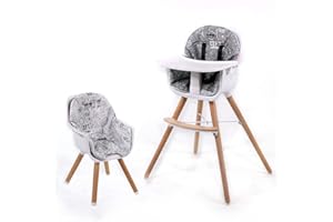 Nania - Seggiolone PAULETTE - Da 6 mesi a 5 anni - Cuscino reversibile - Vassoio regolabile - Made in France (typo)