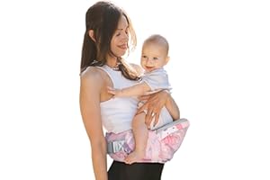 YOOXARMOR Baby Hip Seat for 3-30 kg Newborns from Birth, Ergonomic Cosy and Lightweight Waist Stool 4 Carrying Positions for Children 3-36 Months Newborn