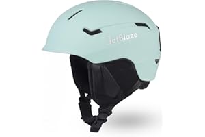 JetBlaze Ski Helmet Mens Women Unisex Ski Helmet Snow Sports Helmet With Vents For Skiing Snowboard Snow Helmet For Adults Youth