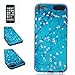 Produktbild TPU Hülle für iPod Touch 6G/5G, Zcro Handyhülle Silikon Weich TPU Ultra Dünn Kratzfest Anti Rutsch Bumper Etui Schutzhülle Case Schale für iPod Touch 6G/5G Generation mit Frei Displayschutz (Pflaumenblumen)