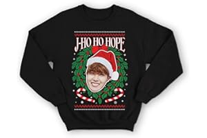 Sanfran Clothing J-Hope Funny Christmas 2019 Unisex Kpop Xmas Ho Hope Jung Ho-seok Jumper Sweater