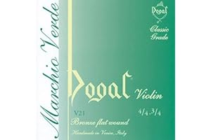 Dogal® »V23 CELLO SET MARCHIO VERDE 4/4-3/4 BRONZE FLAT WOUND« Corde per Violoncello - Bronze Flat Wound