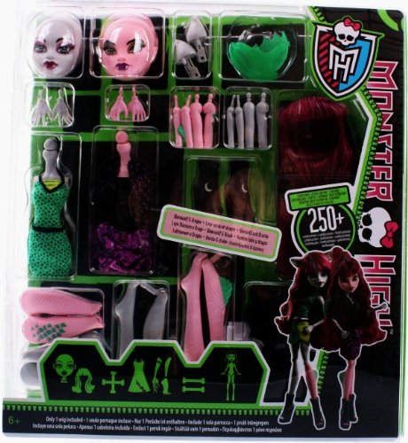 Monster High Y6609 Create A Monster Werewolf and Dragon Doll Starter Pack