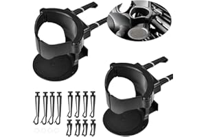 DOUSELLA 2 Stück Auto Getränkehalter Universeller Auto Becherhalter Verstellbare Dosenhalter Auto Flaschenhalter Getränkeständer Lüftung Getränke Halterung Auto Becher Halterung Kaffeehalter für Auto