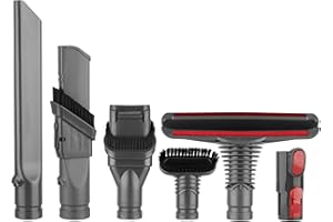 AINUO Zubehör-Kit Ersatz für Dyson V8 V7 Staubsauger - Ersatzteile Bürste Düse Bodendüse für Dyson V6 DC19 DC29 DC34 DC33 DC35 DC62 Handstaubsauger zubehör Set (6 in 1)