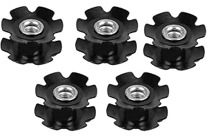 BOROCO Écrou Étoile pour Vélo, Noyau sans Dents pour Fourche Avant Filetage de Pièces de Réparation de Vélo for Fourche Avant avec Diamètre Extérieur de 28,6 mm