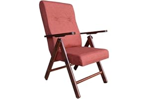 LIBEROSHOPPING.EU - LA TUA CASA IN UN CLIK Poltrona in legno e tessuto imbottito reclinabile 4 Posizioni per casa soggiorno - MOLISANA (Bordeaux Tinta Unita)