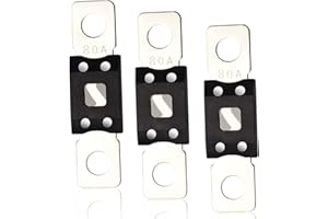 CHRI Mega Hochstromsicherung Schraubsicherung 3 Stück Sicherung 80A Ampere bis 58V DC - KFZ Auto LKW