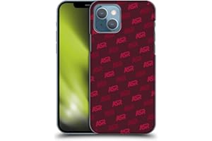 Head Case Designs Licenza Ufficiale AS Roma Modello Wordmark Grafica Crest Custodia Cover Dura per Parte Posteriore Compatibile con Apple iPhone 13