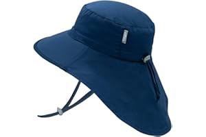 JAN & JUL Jan and Jul Breathable and Adjustable Sun-Hat with Neck Flap for Kids