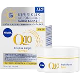 NIVEA Q10 Power Anti Wrinkle Day Face Cream SPF30 50ml, Anti-Aging, Firming, Moisturizing, Creatine, Hyaluroni