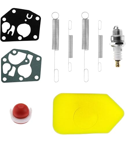 ISE Reparatur-Set Für Briggs & Stratton Motoren – Mit Luftfilter, Zündkerze, Membran & Mehr