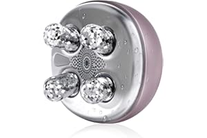 MYCARBON Appareil Anti Rides Visage Massage EMS Microcourant Lumière Rouge Lumière Bleu Masseur Électrique pour Beauté Visage Anti Âge Régénération du Collagène Lifting et Raffermissement de Peau