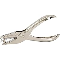 Ein-Loch Lochzange Locher 6MM Loch Enorm kräftig für mehrere Blatt Papier und Pappe oder Karton von TRIXES