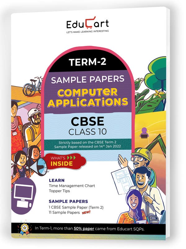 Educart Computer Application CBSE Term 2 Class 10 Sample Papers ...