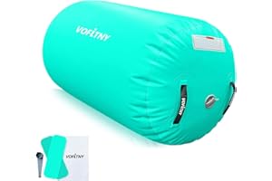 VOFiTNY Gymnastics Tumbling Equipment Air Barrel Inflatable Octagon Tumbler Roller Back-bend Trainer Chearleeding Mat Without Pump