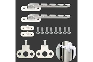 CIMOWN Zamki ograniczające okna – hak ograniczający okna – zamki zabezpieczające przed dziećmi – zatrzask okienny, zamki bezpieczeństwa dla małych dzieci i zwierząt domowych