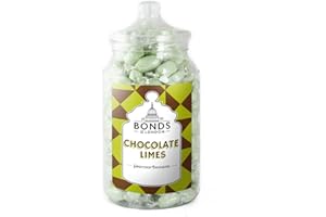 Bonds of London Chocolate Limes Jar, Vegetarian, Retro Gift, 1.7 Kg (Pack of 1)