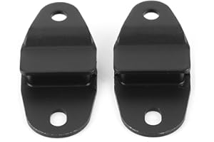Kuuleyn Motorcycle Muffler Bracket, Iron Muffler Stays Hangers, 2pcs Exhaust Muffler Pipe Bracket Hangers 2GU-14771-00-00 Black Fit for Banshee 350 YFZ350 198