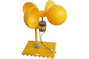 RANRAO Generador de electricidad eólica, kit de generador de turbina eólica generadores de CC con cuchillas de soporte, motor sin escobillas con cola oscilante