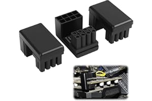 Jecdfs 3pcs GPU VGA PCIe 8 Pin U Turn 180 Grados Ángulo Conector Adaptador,Adaptador de Corriente Reversible para Tarjeta Gráfica de Escritorio, Compatible con ASUS, NVIDIA, EVGA