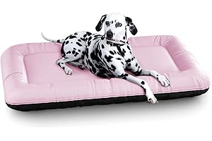 Knuffelwuff panier chien, lit pour chien, coussin, corbeille pour chien Lucky Color Edition In et Outdoor, imperméable, rose XL 100 x 73cm