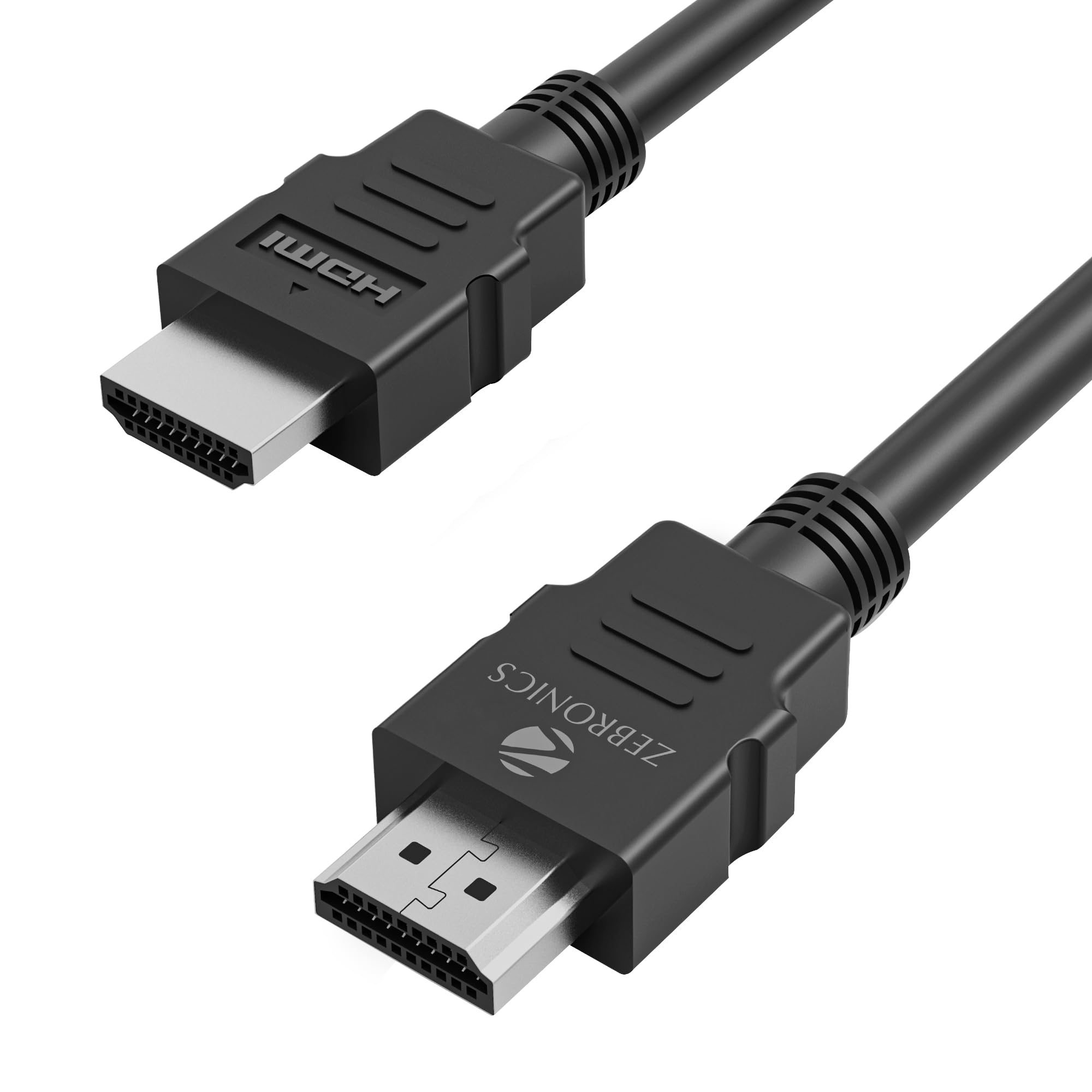 ZEBRONICS Haa1520C Hdmi 2.0 Male To Male Cable,1.5 Meter,3D Compatible,4K @ 60Hz,Arc,Strong & Durable,Compatible With Tvs,Displays,A/V Receivers,Blu-Ray Players,Computers,Playstation & More,Black
