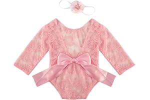 FAMKIT Neugeborenen Fotografie Requisiten Outfits, Mode Nette Neugeborene Junge Mädchen Baby Kostüm Strampler Stirnband