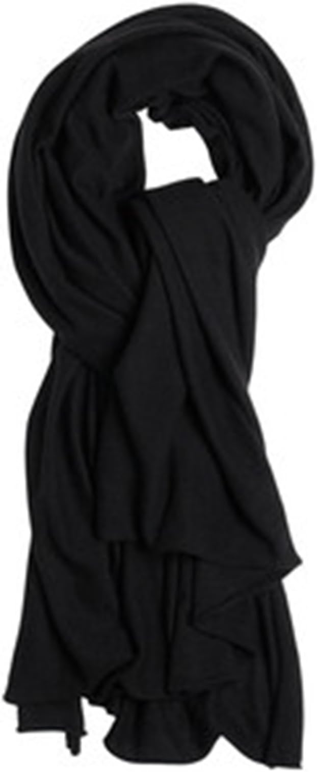Vanilla ScarfWomen's Linen Summer Stole (Black)