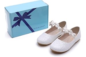 ELSA & ANNA Prinzessin Schuhe Mädchen – Prinzessin Schuhe – Glitzer Schuhe Mädchen – Schuhe für Elsa Kleid für Partys, Fasching, Karneval – Schuhe für Kinder​​ (SH2209)