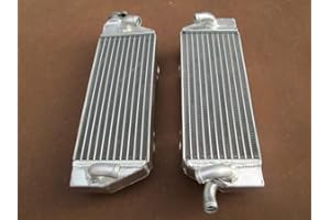 FSMOTO Radiateur en aluminium pour 125/200/250/300/380 SX/SXS/EXC/MXC/XC-W 1998-2007 SX125 1999 2000 2006 2005