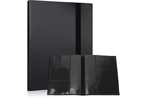 ‎SINWIND Sammelkarten Album, Sinwind Premium 9 Pocket Sammelalbum, Sammelkartenalben mit 360 Kartenkapazität, Kartenhalter für Karten