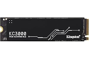 KINGSTON TECHNOLOGY Kingston KC3000 PCIe 4.0 NVMe M.2 SSD - Stockage haute performant pour PC de bureau et PC portables -SKC3000S/1024G Disque SSD