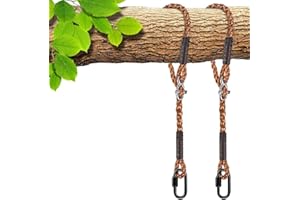 SELEWARE Exterior Cuerda Hamaca,Cuerda hamaca60 Dos Piezas,Cuerda de Cuerda Hamaca de Material de Nailon,Cuerda para Colgar Columpios de jardín, hamacas y Cojines.