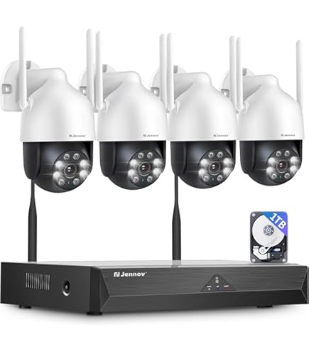 ANNKE Kit Sicurezza WiFi Esterno Con Pannello Solare - 4 Telecamere 4MP, Visione Notturna A Colori, Rilevamento Movimento - Foto 10