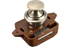 HEIBTENY Push Lock Wohnmobil,Schlösser für Wohnwagen,für Wohnwagen Camper Yachten, Nickel