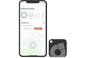 musegear Schlüsselfinder Recharge - schwarz I aufladbar I mit Bluetooth App aus Deutschland - 3er Pack I Maximaler Datenschutz I schwarz I Für iOS & Android I Schlüssel Finden
