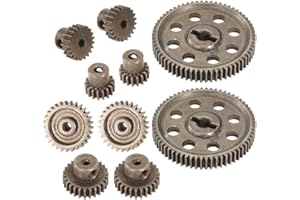 P Prettyia 10 Stück 11184 Stahl Motorrad Getriebe Ritzel Zubehör für 1/10 Hsp Hpi RC Auto