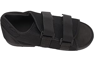 Fyearfly Zapato Postoperatorio Para Caminar, Zapatos Postoperatorios, Ajuste De Altura, Suela Dura, Soporte Ortopédico, Zapatos Quirúrgicos Para Lesiones Del Pie(L)