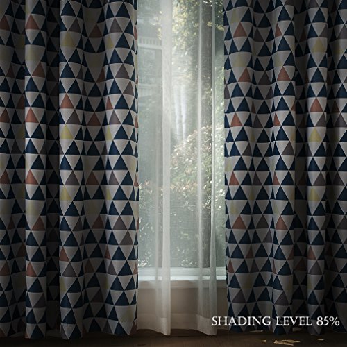 KINLO® 1 Set 145x245cm Gardinen blickdicht Ösen Vorhang aus 100% Polyester Verdunklungsvorhang TOP Qualität für Kinderzimmer Gardinen verdunkelung Fenstervorhang wohnzimmer 2 Jahren Garantie - 5