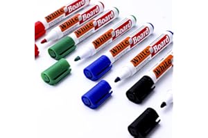 JYWYBF 12 PCS Whiteboard Markers Erasable, Whiteboard Pens with Large Capacity Ink, Dry Wipe Pens for Whiteboard, White Board Markers Erasable