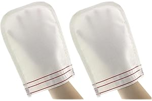 OG-ER Guante turco Hammam Blanco - 2 Piezas