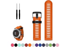 iFeeker Garmin Fenix 3 / 3HR GPS Multisport Uhr Ersatz Uhrenarmband Bügel, Zusatz weiches Silikon Gel Handgelenk Bügel Band Armband für Garmin Fenix 3 / HR GPS-Multisport-Uhr
