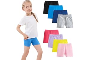 Charmi Pantalones Cortos Shorts Verano Leggings Cortas Niña Paquete de 8