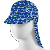 SlipStop Jaws Sun Hat Mavi &Ccedil;ocuk Şapka Mavi Tek Ebat